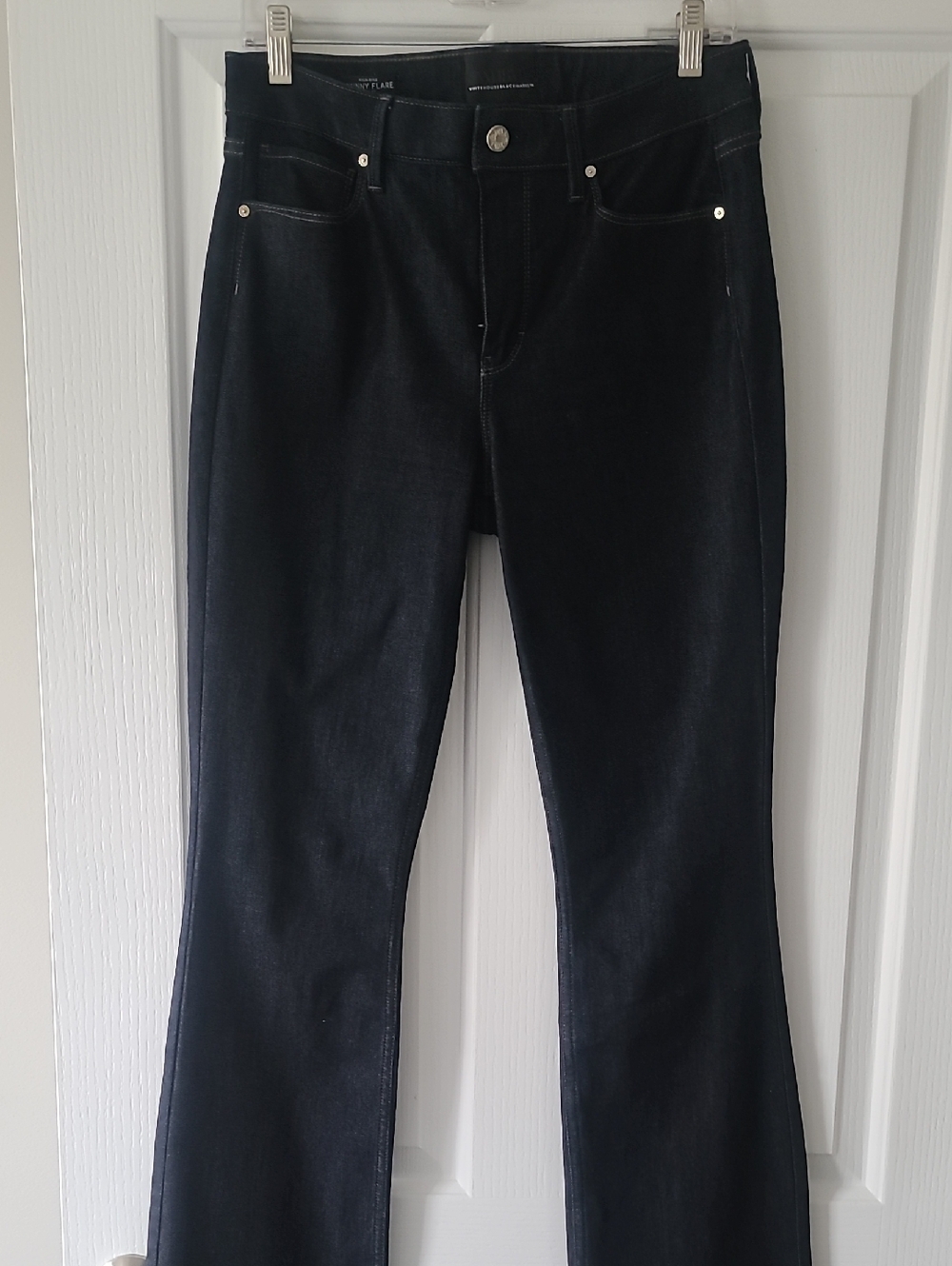 White House Black Market Skinny Flare High Rise Jeans